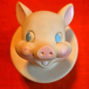 Alan J Clarolyte  Pig Vintage Squeaky Toy Pig